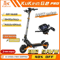 Nouvelle trottinette électrique Kukirin G2 PRO 2026, moteur 600W 48V15.6Ah, 45 km/h, autonomie 58 km, pneus de 9 pouces 1