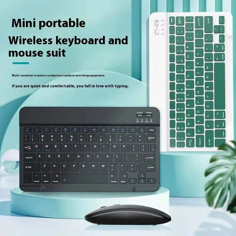Universal 10 inch Bluetooth Keyboard for iPhone/Samsung/Xiaomi/Huawei Phone Wireless Keyboards Universal for Tablet Laptop