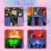 BuildMOC House Building Block Set Mystery Lodge Pink Palace Model Toys Christmas Valentine's Day Gift (1426 PCS)