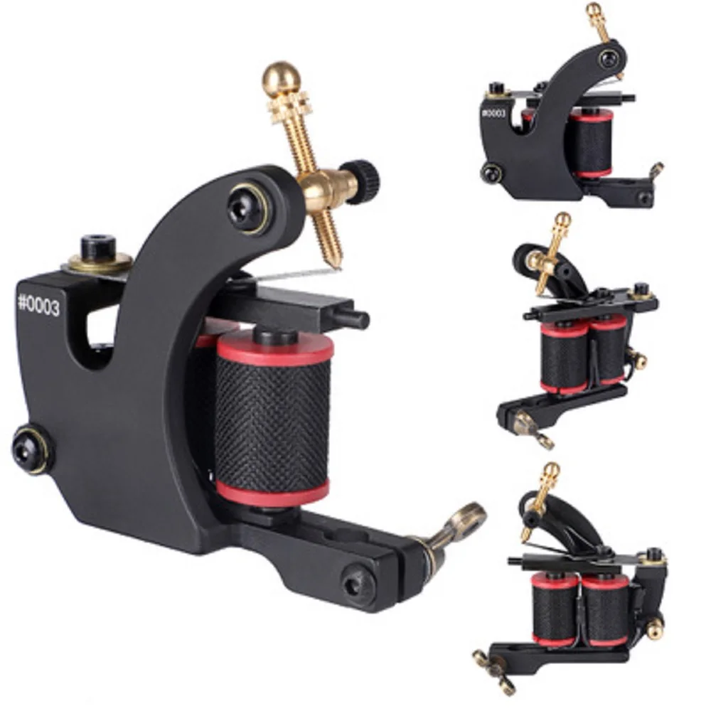 

1pcs 10 Wrap Coils Wire Cutting Tattoo Machine Gun for Liner and Shader Iron for Tattoo Beginner Tattoo Supplies