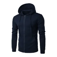 Veste à capuche à manches longues PVD pour hommes, fermeture à glissière, sweat-shirt Slim Fit, vêtements pour hommes, automne 6
