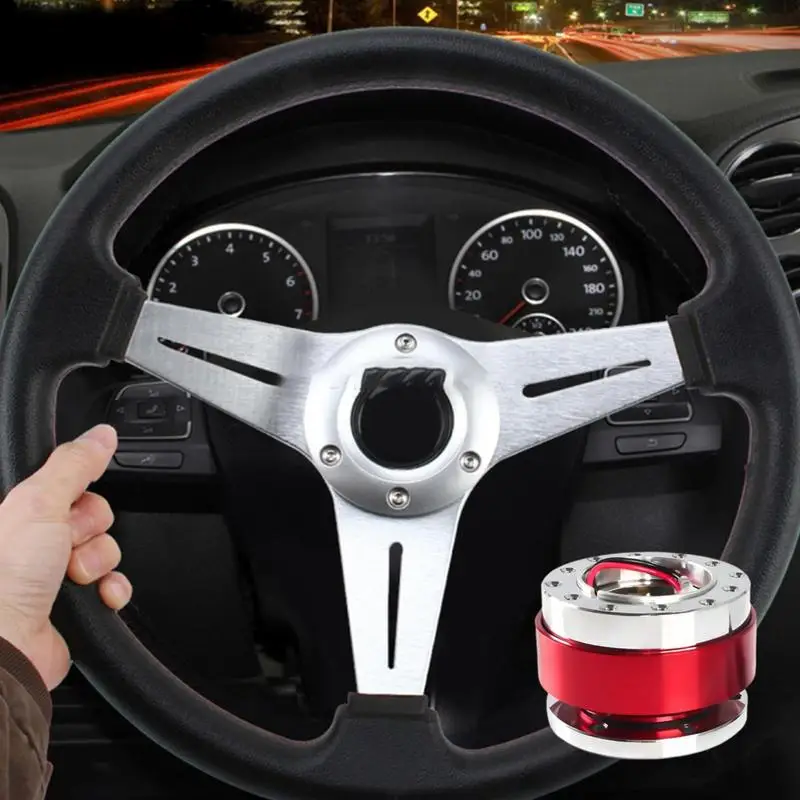 

Racing Steering Wheel Snap Quick Release Hub Adapter Auto Spinner Knob Car Steeringbooster Power Steering Handle Ball Booster
