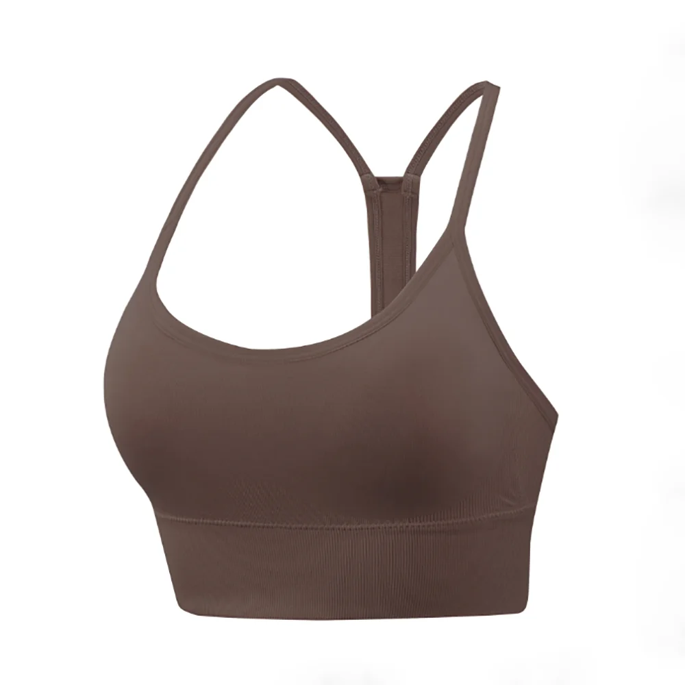 Sexy Sports Bra Breathable Anti-Sweat Fitness Top Women Seamless Yoga Bra Shockproof Crop Top Push Up Sport Bra Gym Workout Top