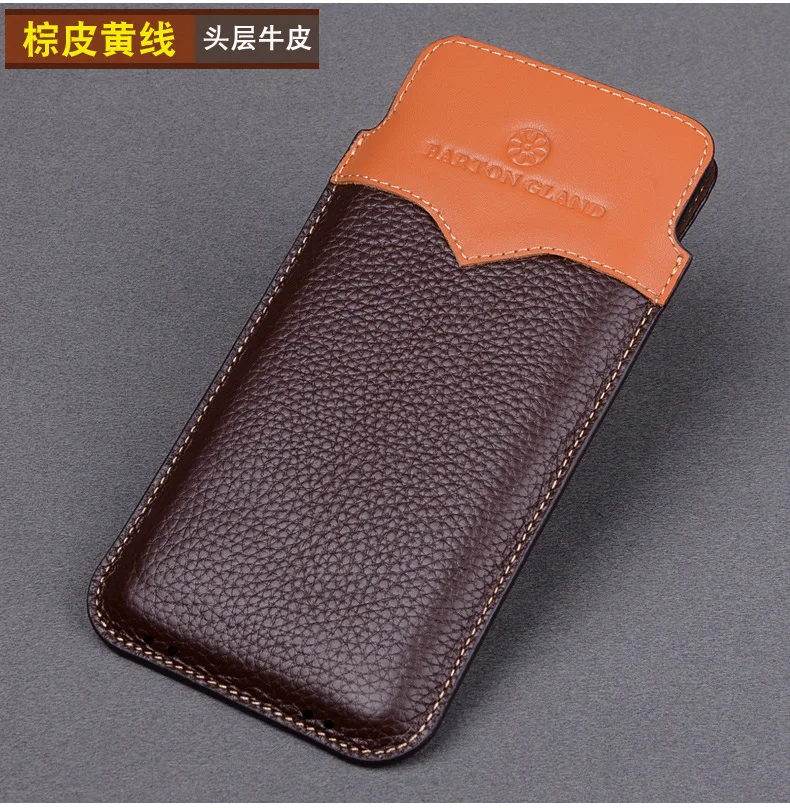Hot New Luxury Phone Pouch Sleeve For Samsung Galaxy S21 Plus Case Genuine Leather Case For Samsung S21 Ultra Protector