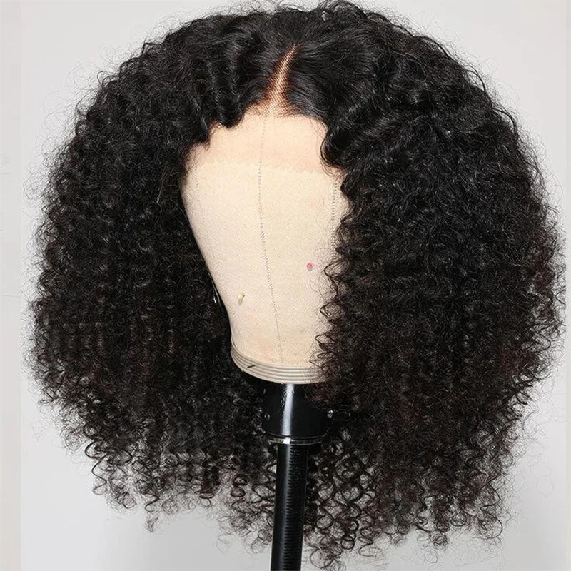 short-bob-soft-180density-natural-black-kinky-curly-lace-front-wig-for-women-babyhair-heat-resistant-glueless-preplucked