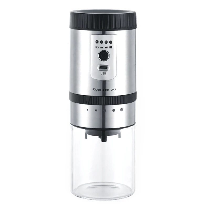 

USB Rechargeable Coffee Grinder Stainless Steel Professional Coffee Bean Mill Machine For Nuts Beans Spices Pepper