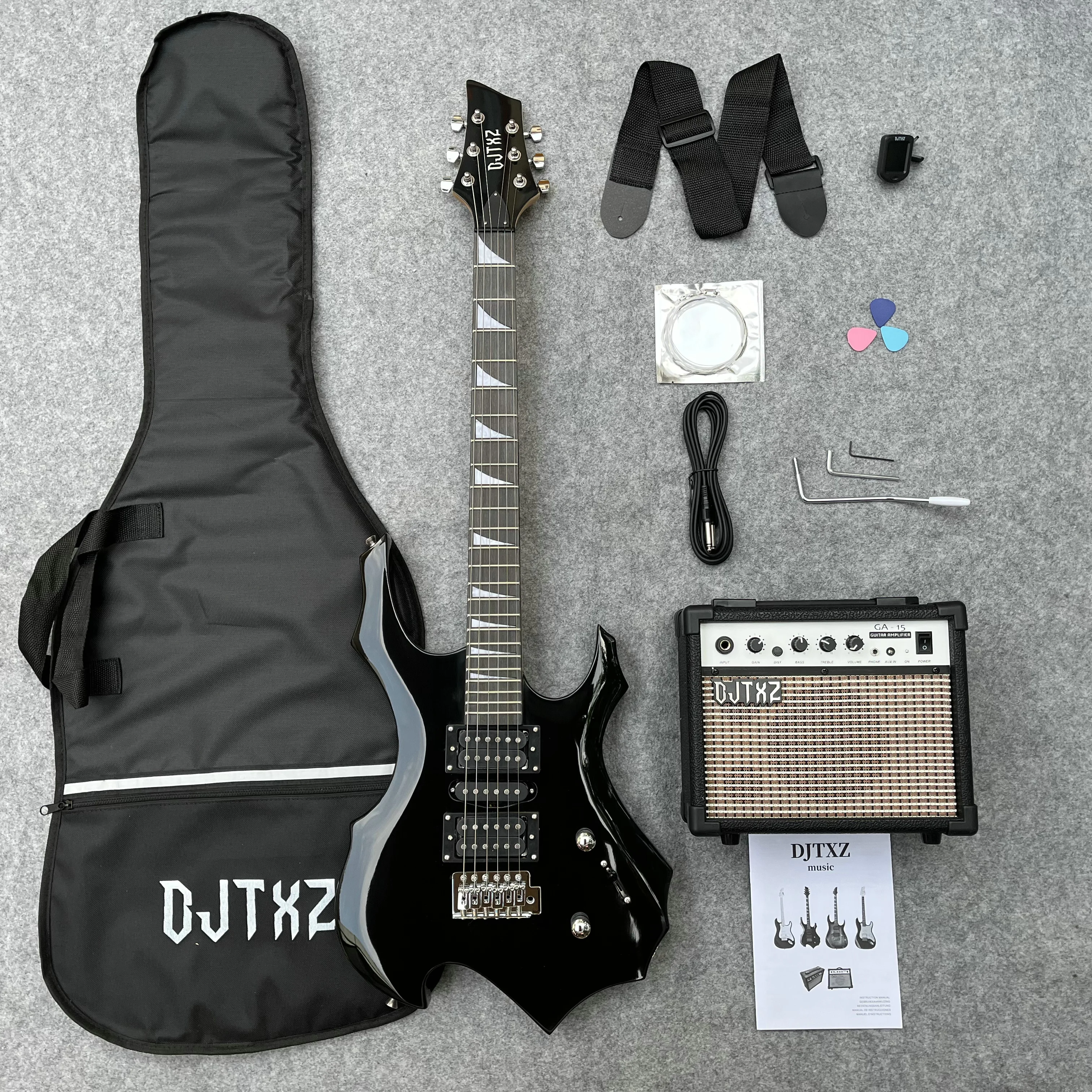 Electric Guitar with Amplifier Speaker Set 4