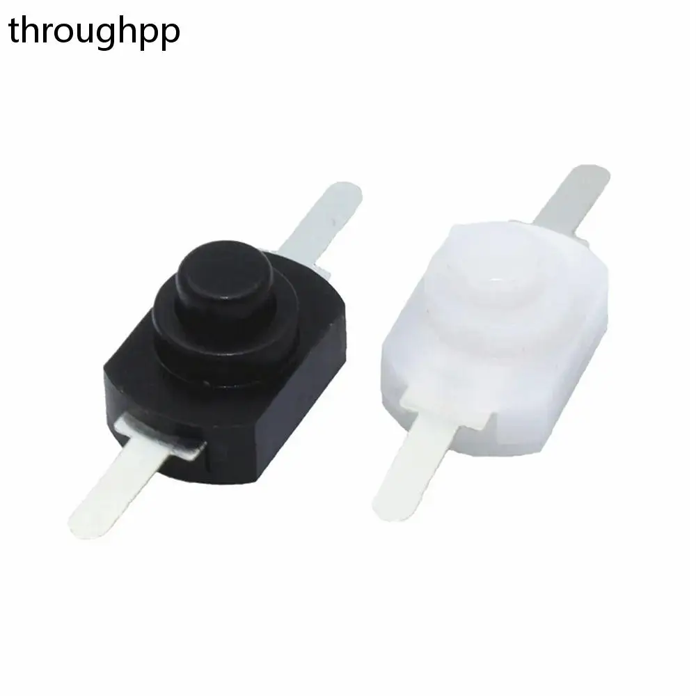 

10PCS 12*8MM DC 30V 1A On Off Mini Push Button Switch for Electric Torch 1208YD Self Locking