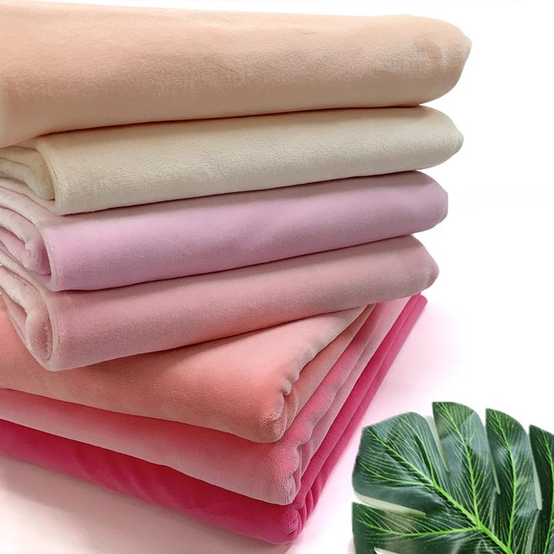 

Hot Sale 160x100cm Eco-friendly Faux Fur Fabric 1mm 95% Polyester+5% Spandexplush Fabric Plush Toy/apparel Minky Fabric