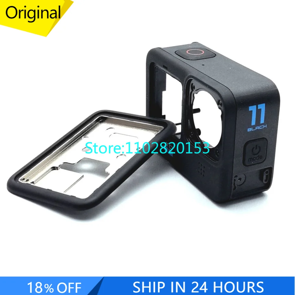 

NEW Original for GoPro Hero 11 Black Version Action Camera Outer Shell Front Plate Rear Back Cover Housing Replacement Part