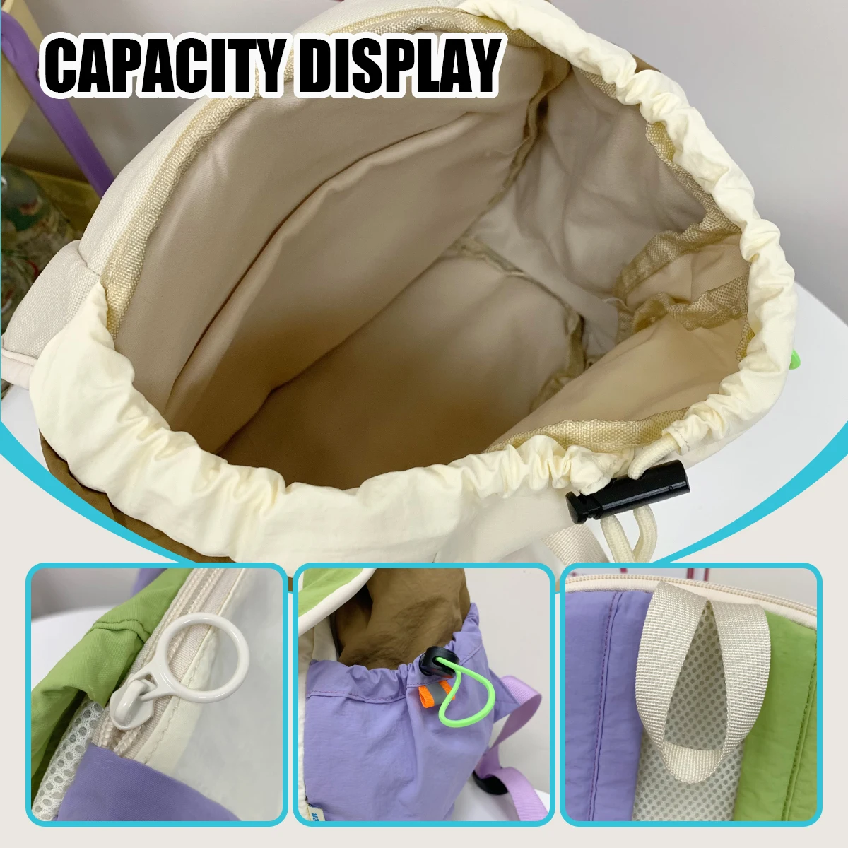 Personalized Backpack, Women's School Bag, Outdoor Sports Hiking Backpack, Mountaineering Bag, Short-Distance Travel Bag, Computer Bag, Fashionable Shopping Student Class Bag