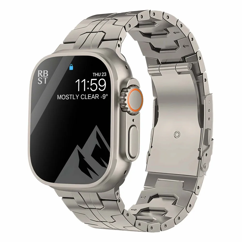 Premium Titanium Metal Link Bracelet