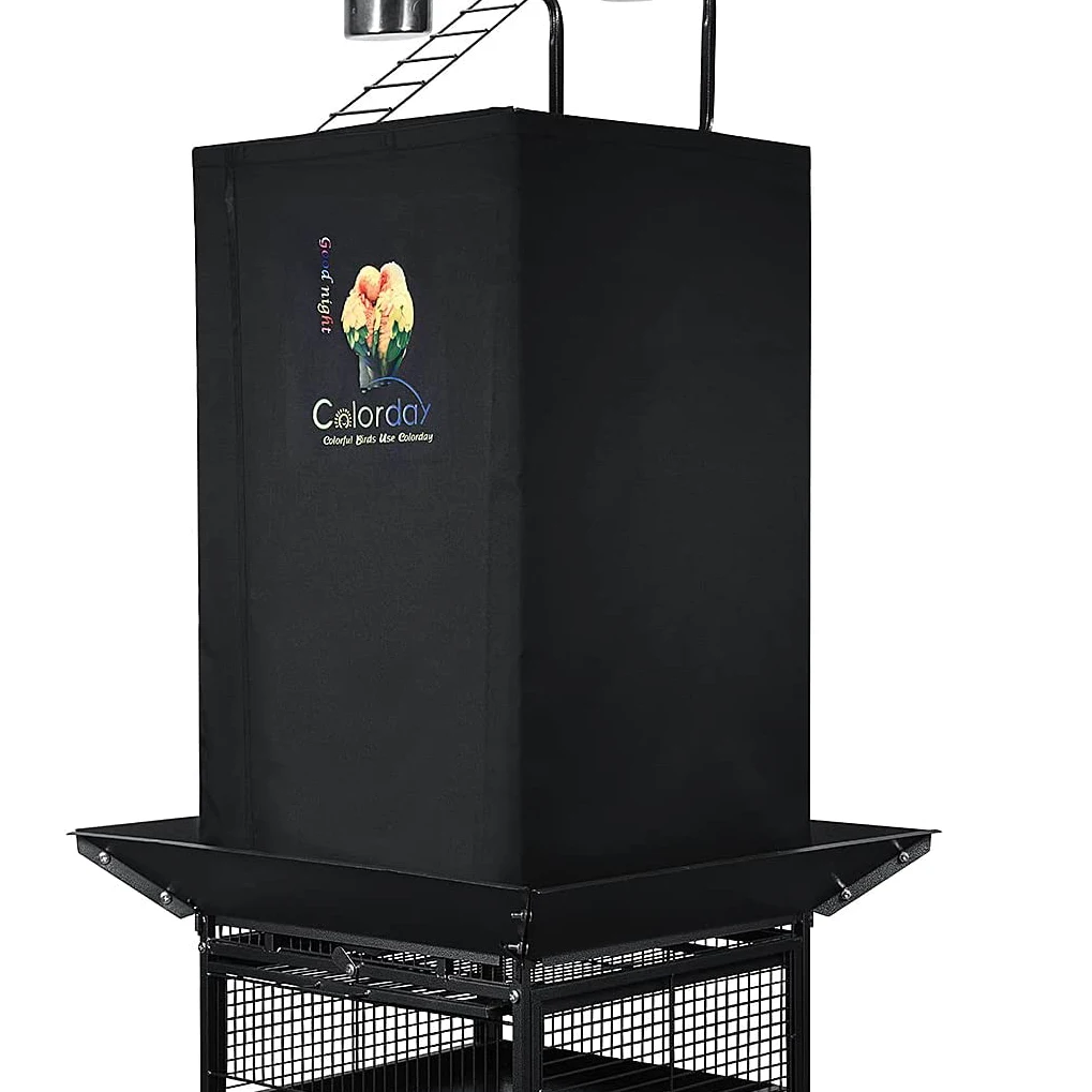 BirdCageCoverGoodNightBlackLargeUniversalBlackoutBreathable