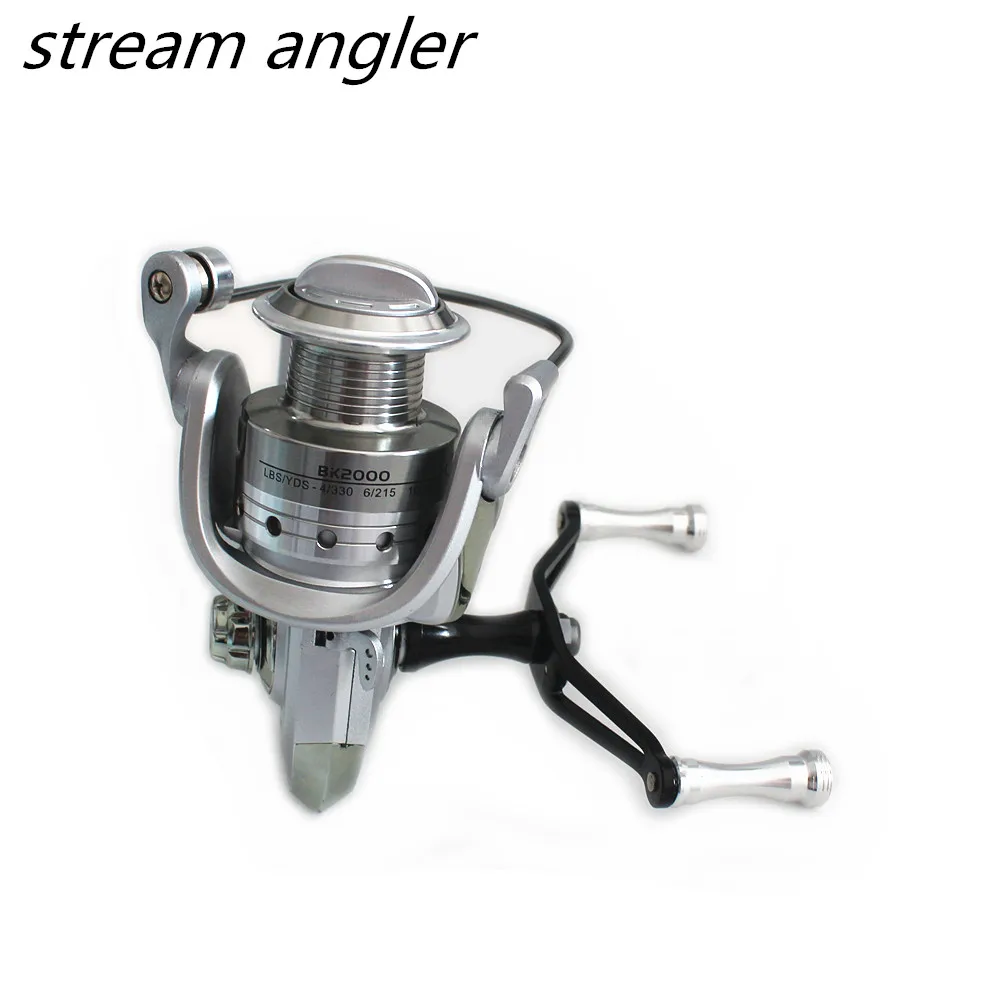 

Mini Double Handle Spinning Reel Lightweight Metals Knobs Fishing Wheels Are Widely Used 1000# 2000# Model 5.2:1