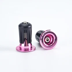 Gipsy ONEGOO Aluminium Alloy Bike Handlebar Grips with End Caps (New 23.5mm Pink)