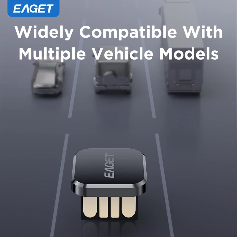 EAGET 8GB/16GB/32GB/64GB 미니 자동차 USB2.0 플래시 드라이브 - U8A, 아연 합금 소재, 플러그 앤 플레이, 스테인리스 스틸 선물 상자 포함