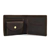 Retro Genuine Leather Mens Wallet with Coin Pocket Zipper Italian Leather Wallets Mens 4