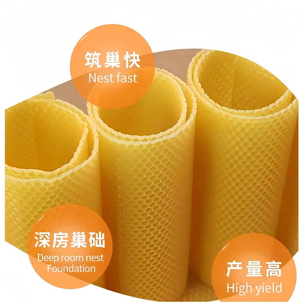 30 Pcs Beeswax hive honeycomb Beekeeping tools beehive Help bees to make nests Made of high quality beeswax Farm beekeeper