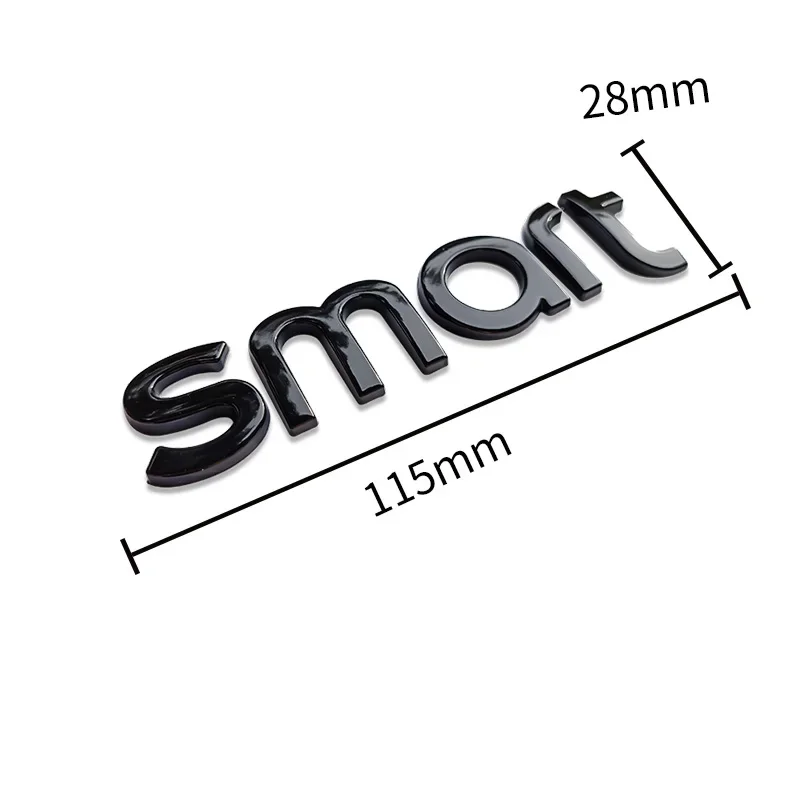 Enhanced Metal Car Rear Trunk Letter Sticker - Auto Decal Decoration