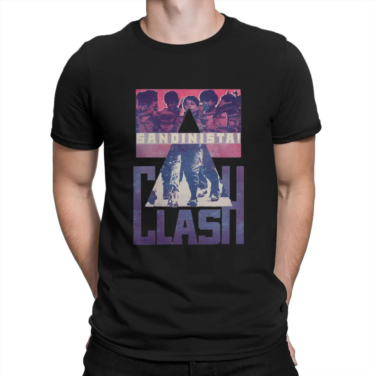 

The Clash Tour Graphic T-Shirt for Men The Clash Casual Pure Cotton Tees Crew Neck Short Sleeve T Shirts Party Tops