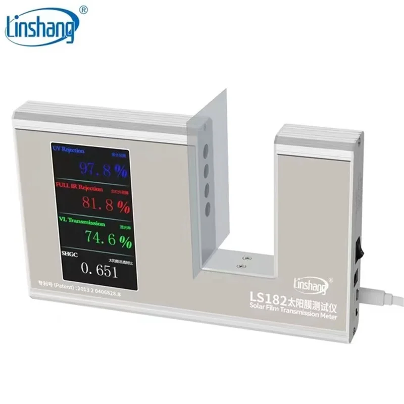 LS182 SHGC TSER Automatic Solar Film Transmission Meter Window Film Tint Tester Electric IR Light Transmittance Meter