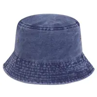 Unisex Solid Color Personality Bucket Hats Fishermen Caps Outdoor Casual Cap Sunscreen Hat - Image 2