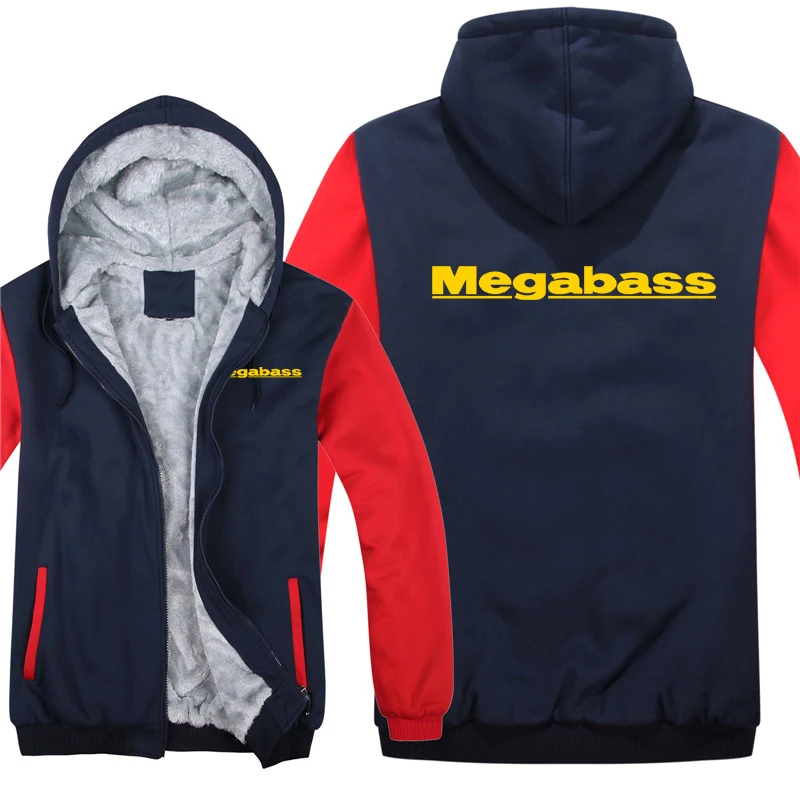 Megabass Hoodies Men Fashion Coat Pullover Fleece Liner Jacket Megabass Sweatshirts Hoody 2
