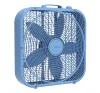 NEW 20" Cool Colors 3-Speed Box Fan with Weather-Resistant Motor, Blue, 22.5" High, B20310, USA 1