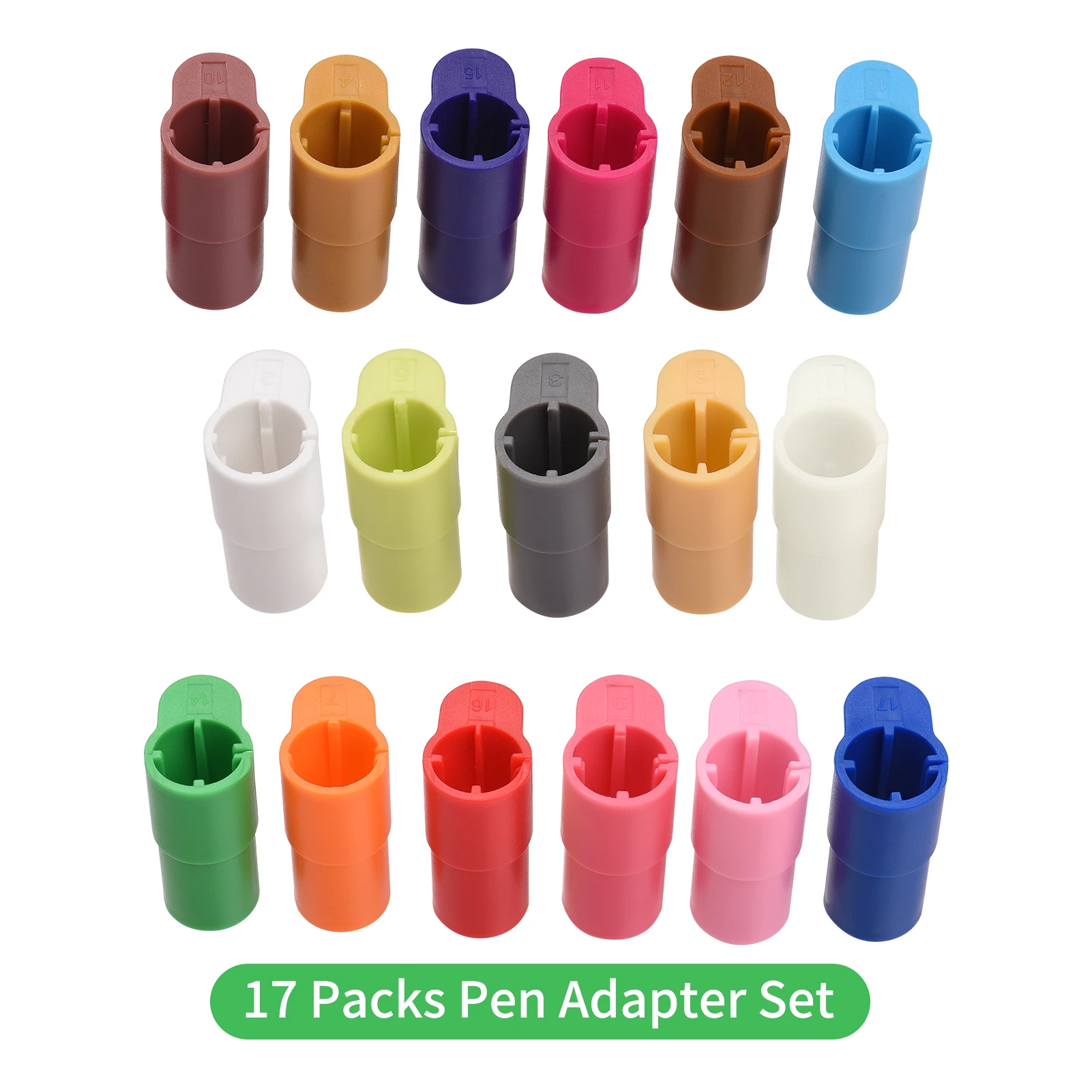 Enhanced Pen Adapter Set for Cutting Machines – 17 Piece Marker Holder Replacement Kit