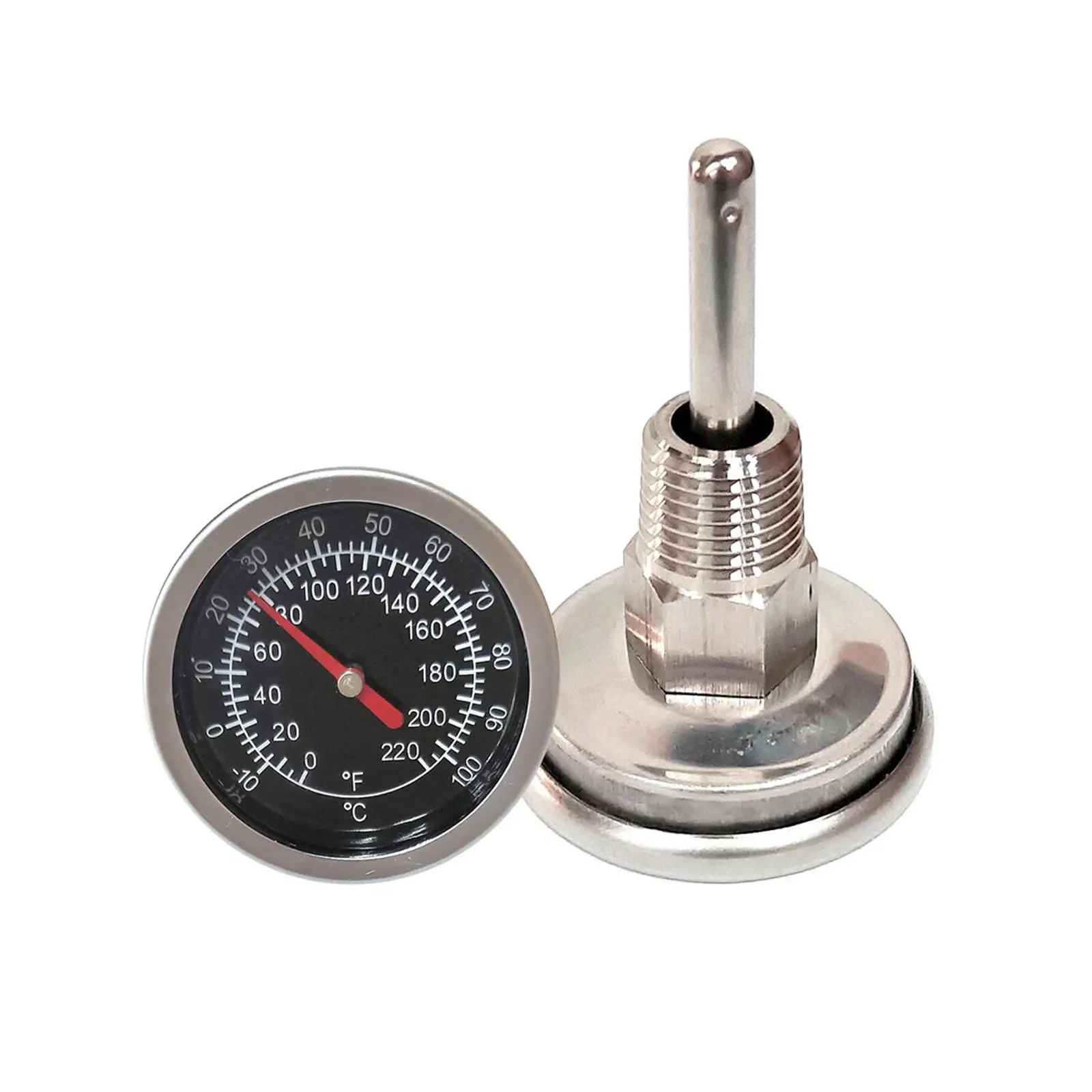Tea Pot Dial Thermometer Hot Water Thermometer Double Scale 1/4