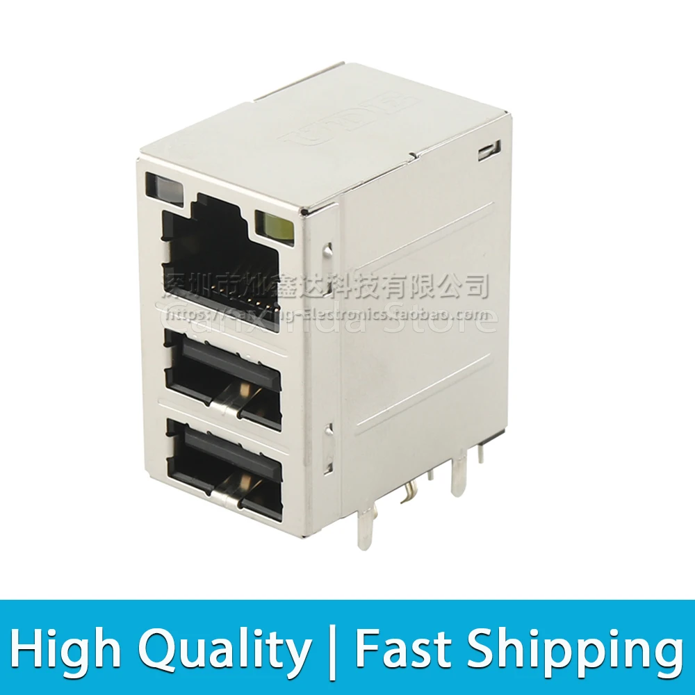 RUZ-161A01GA RUZ 161A01GA RJ45 잭 커넥터, 기가비트 이더넷 인터페이스, 네트워크 변압기, USB 마그네틱 LED 1000 베이스-T, 5 개