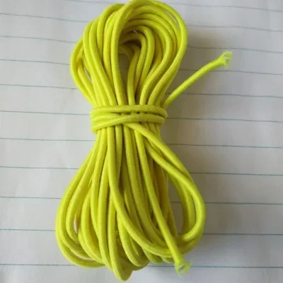 Vibrant 2mm Round Elastic Band - Premium DIY Sewing Accessory (5 Meters)