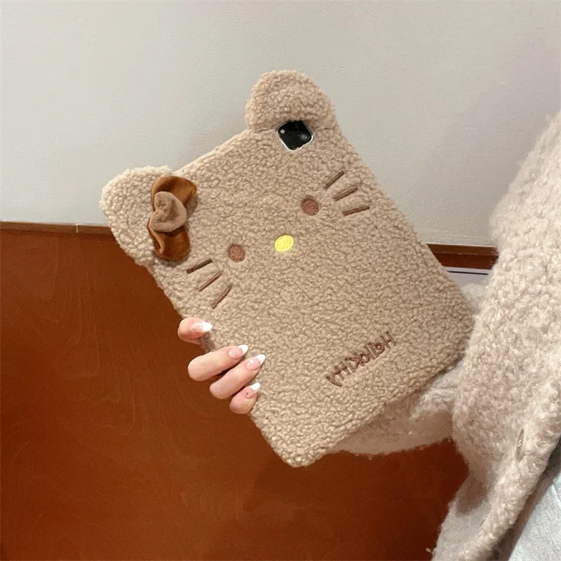 Cartoon Plush Hello Kitty Tablet Protective Case For IPad 10 9 8 7th Mini Air 1 2 3 4 5 6 10.9 A16 Pro 11 12.9 13inch Child Case - AliExpress