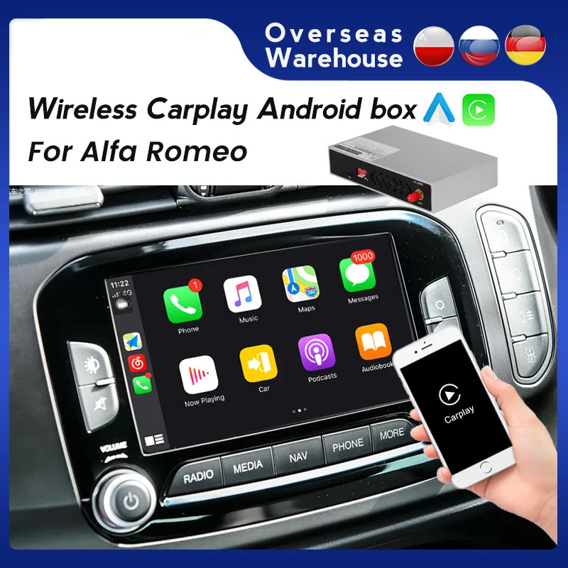 Wild Carplay sans fil Android Auto, Mirror Link, AirPlay, fonction Car