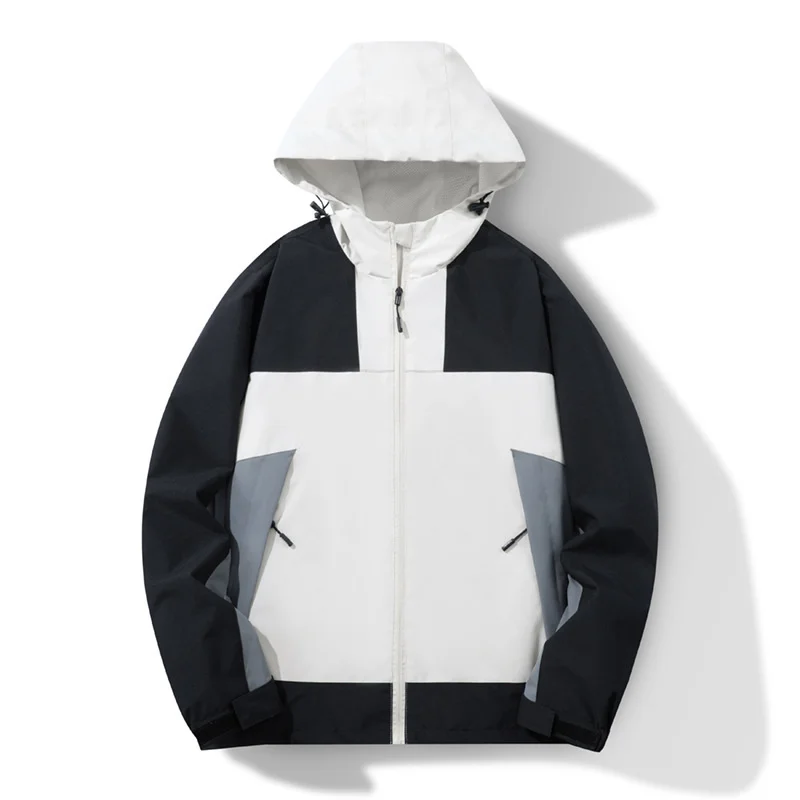Men's Winter Overcoat Hooded Jackets Sweatshirt With Zipper Techwear Man Cold Style Clothing Cardigan Male Down Light Mens Coats