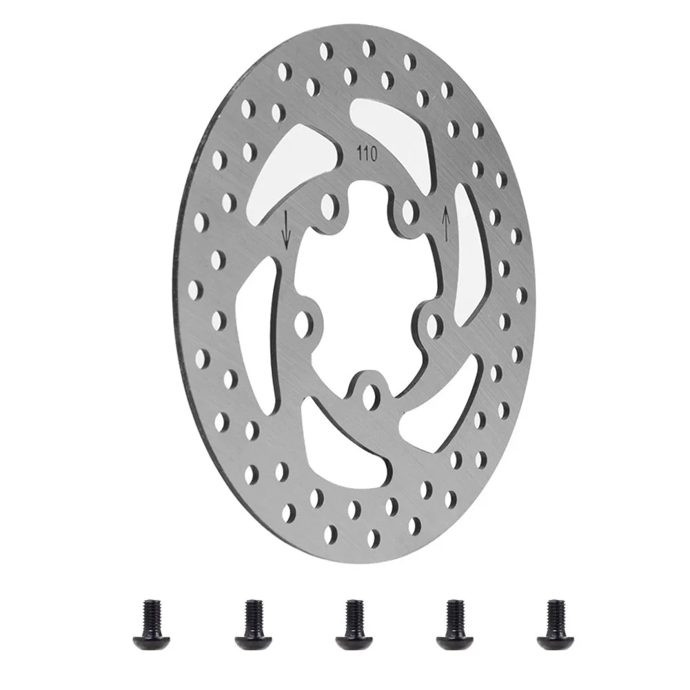 Viti Cycle Disc Rotor Outdoor Sport Circa 90G Nuovo Argento Acciaio Inossidabile 110Mm 6 Pz/Set Per Ninebot F2 Durevole