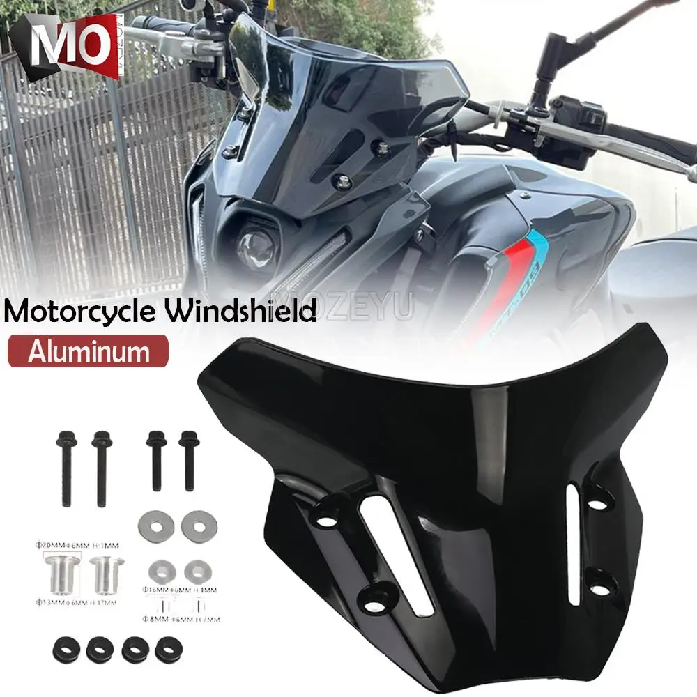 

2023 2021 2022 Windshield Windscreen For YAMAHA MT-09 MT09 / SP FZ-09 FZ09 Motorcycle Accessories Wind Deflectors Wind shield