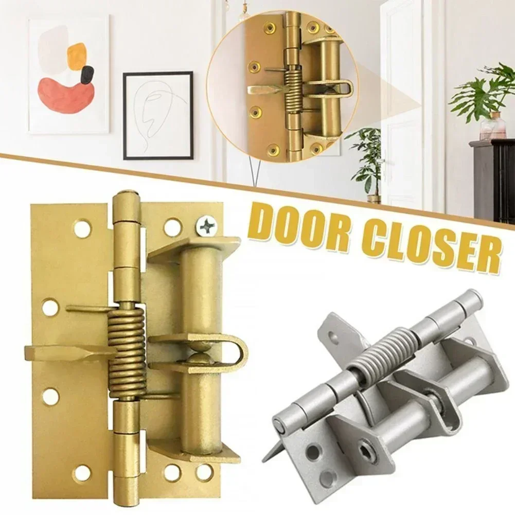 Spring Hinge for Automatic Self Closing Doors Door Closing Hinge Self Design Spring Wear Resistance