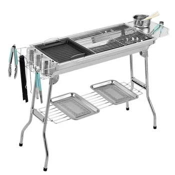 Portable Folding Charcoal BBQ Grill 1