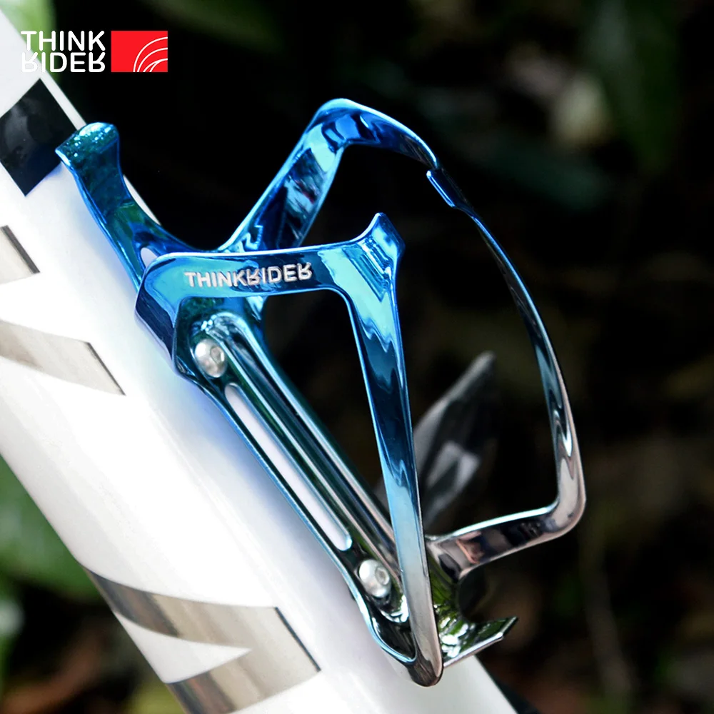 

ThinkRider MTB Ultralight Aluminum Alloy Bicycle Water Bottle Cage For Mountain Road Cycling Bottle Holder Bicycle Accessories