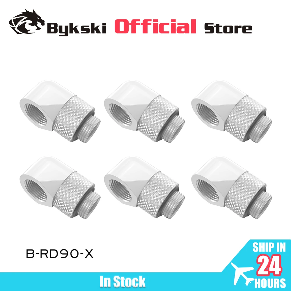 Bykski-adaptador Rotativo g1 Polegadas Rosca 90 Graus de Rotação 90 Graus Adaptadores de Refrigeração a Água B-rd90-x Pcs