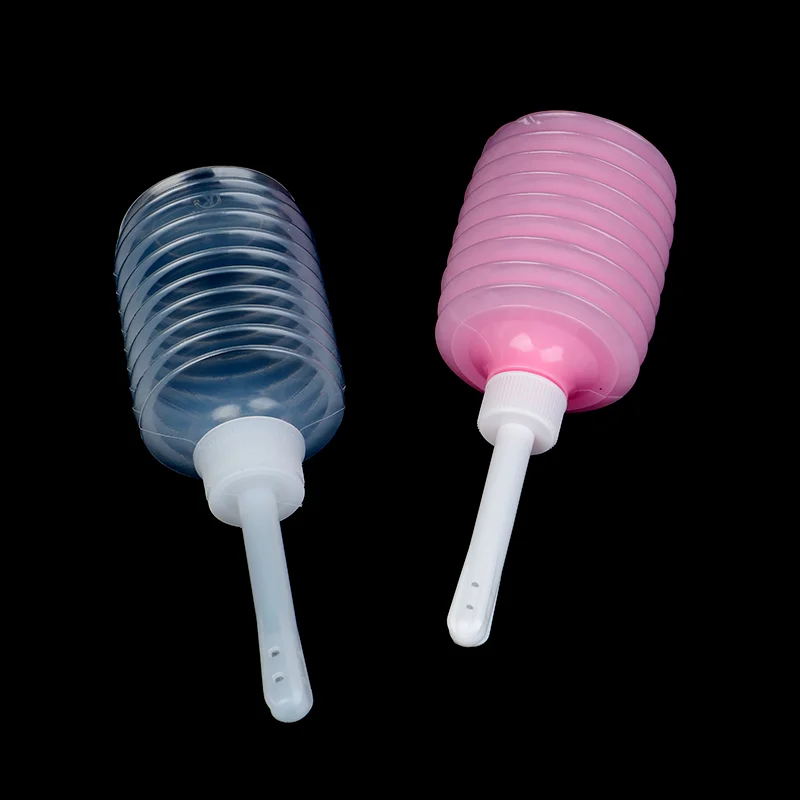 〔DD329〕200ML 8Holes Disposable Vaginal Anal Douche Retractable Wash Cleaning Anus Clean