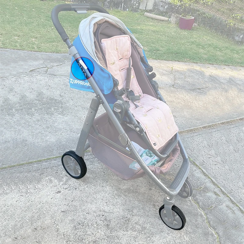 Buggy Tire For Uppababy Alta Cruz V1 Pushchair Front or Back Wheel PU Tubeless Tyre Cover Baby Stroller Replace Accessories