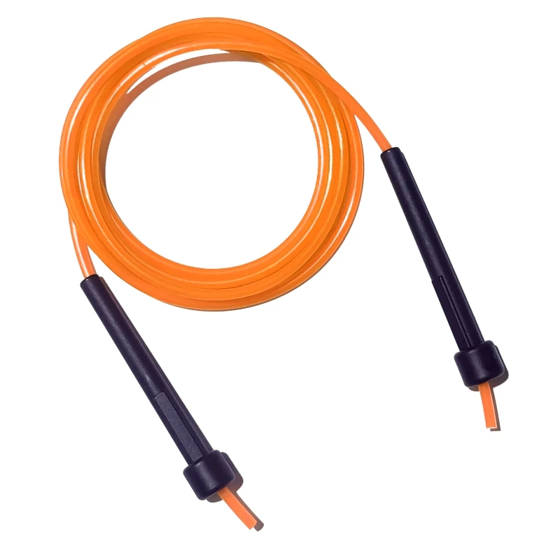 NEVERTOOLATE 12cm small handle TPU pvc 4.5MM skip rope jump rope kids adult fitness beginner exercise