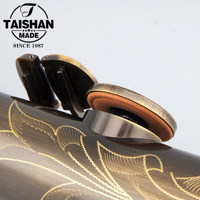 Straight Soprano Saxophone Professional Supplier Musical Instrument antique bronze sax