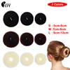 3Colors Magic Roll Foam Sponge Easy Big Ring Women Hair Bun Maker Donut Hair Styling Tools Hairstyle Hair Accessories For Girls 1