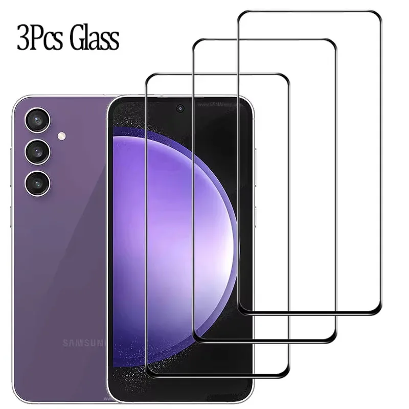 S25 Ultra Tempered Glass for Samsung S25 S24 S23 S21 S22 Screen Protector for Galaxy S23 FE Glass Film for samsung s23 fe 5