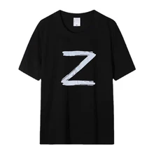  Summer Casual Russian Z T Shirt for Men Fashion 100% Cotton Short sleeve O-neck Fashion Women T-shirt Clothes Male loose Tops 
