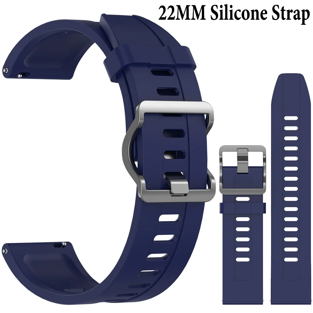 22mm Original Silicone Sport Watch Strap - Color 2