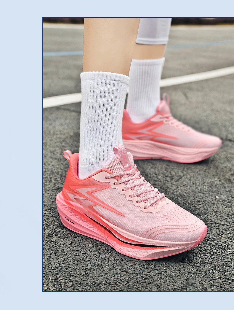 Marathon Running Shoes Men Carbon Board Sports Breathable Lightweight Women's Comfortable Athletic Nonskid Sneakers Casual 2026 S67a7f8d301634f788089f178d575b5d6N